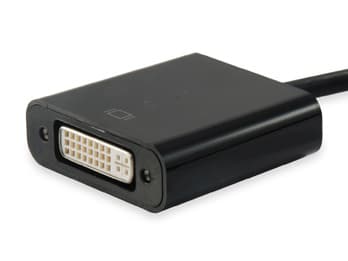 Equip 133433, Mini DisplayPort 1.2, DVI 1.1, Hvid