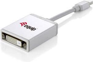 Equip 133433, Mini DisplayPort 1.2, DVI 1.1, Hvid