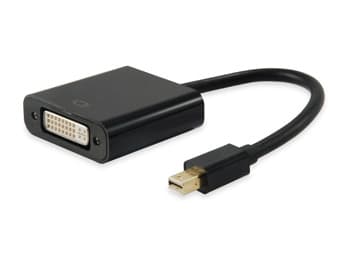 Equip 133433, Mini DisplayPort 1.2, DVI 1.1, Hvid