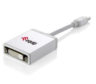 Equip 133433, Mini DisplayPort 1.2, DVI 1.1, Hvid