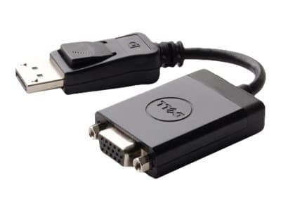 Dell DisplayPort- till VGA-adapter - Videotransformator - DisplayPort - VGA - för Inspiron 15R N5110, 17R 57XX, 17R 7720, 5458; XPS 12 9250, 13 9350,