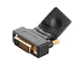 Miniatyrbilde 5 av 5: Akasa - Video adapter - HDMI hunn dreining til DVI-D hann dreining - svart - tommelskruer