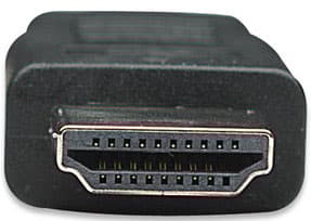 Manhattan 372510, 3 m, HDMI Type A (Standard), DVI-D, Hankjønn, Hankjønn, Rett