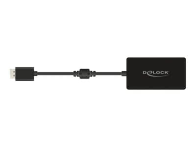 Delock - Videokonverter - DisplayPort - DVI, HDMI, VGA - svart