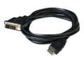 Miniatyrbilde 2 av 5: Club 3D CAC-1210 - Adapterkabel - dobbeltlenke - DVI-D hann til HDMI hann - 2 m - 4K-støtte