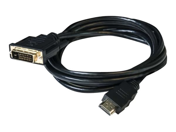 Club 3D CAC-1210 - Adapterkabel - dobbeltlenke - DVI-D hann til HDMI hann - 2 m - 4K-støtte