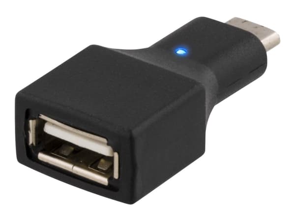 DELTACO USBC-1200 - USB-adapter - USB (hona) till 24 pin USB-C (hane) - USB 2.0 - svart