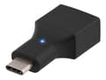 Miniatyrbild 1 av 5: DELTACO USBC-1200 - USB-adapter - USB (hona) till 24 pin USB-C (hane) - USB 2.0 - svart