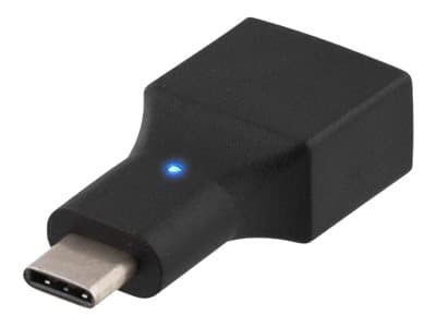 DELTACO USBC-1200 - USB-adapter - USB (hona) till 24 pin USB-C (hane) - USB 2.0 - svart