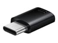 Pikkukuva 1 / 5: Samsung USB Typ-C ja Micro-USB -sovitin EE-GN930 Musta - Bulkware