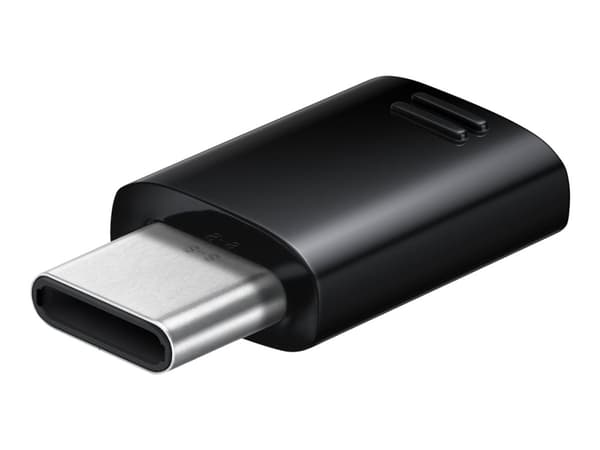 Samsung USB Typ-C ja Micro-USB -sovitin EE-GN930 Musta - Bulkware