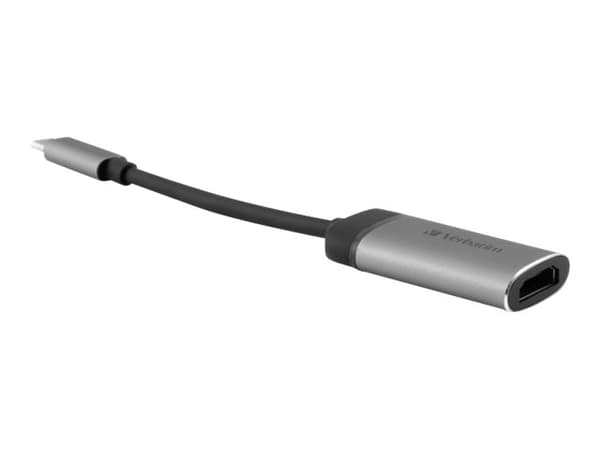 Verbatim - Videokort - 24 pin USB-C hane till HDMI hona - 10 cm - stöd för 4K