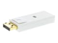 Miniatyrbild 3 av 5: DELTACO - Videoadapter - DisplayPort hane till HDMI hona - vit