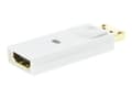 Miniatyrbild 5 av 5: DELTACO - Videoadapter - DisplayPort hane till HDMI hona - vit