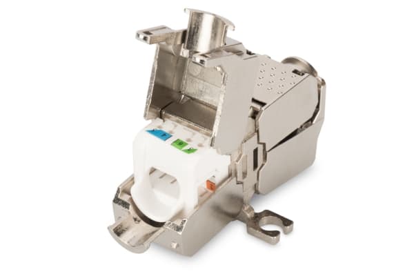 Digitus DN-93909, RJ-45, Metallisk, Cat6a, Nickel, Zink, -10 - 60 ° C