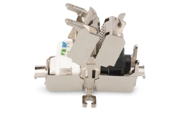Digitus DN-93909, RJ-45, Metallisk, Cat6a, Nickel, Zink, -10 - 60 ° C