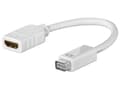 Miniatyrbild 2 av 2: Goobay Mini DVI M - HDMI F, SB, Mini-DVI, HDMI Typ A (Standard), Manlig kontakt, Kvinnlig kontakt, Vit, 1 st