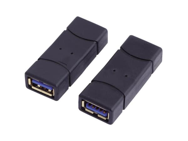 LogiLink USB 3.0-A F/F, USB 3.0-A, USB 3.0-A, sortera