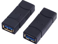 LogiLink USB 3.0-A F/F, USB 3.0-A, USB 3.0-A, sortera