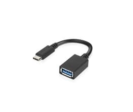 Lenovo - USB-adapter - USB typ A (hona) till 24 pin USB-C (hane) - USB 3.0 - 5 V - 2 A - 14 cm