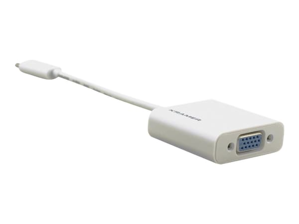 Kramer ADC-U31C/GF - Ekstern videoadapter - USB-C 3.1 - VGA - hvit