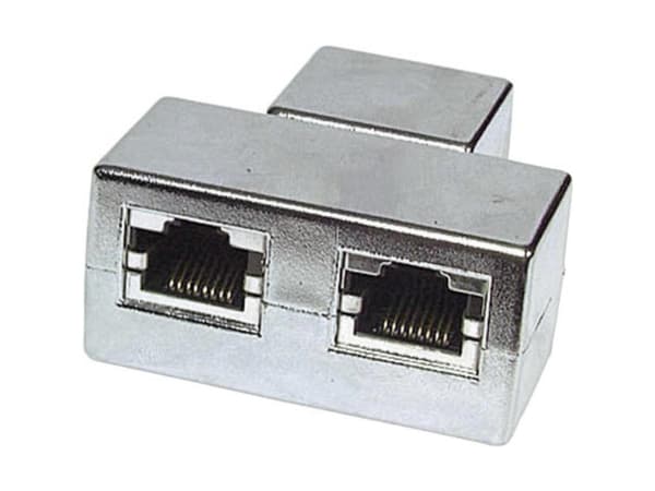 MicroConnect Y-ADAPTER - Nettverksplitter - RJ-45 (hunn) til RJ-45 (hunn) - skjermet