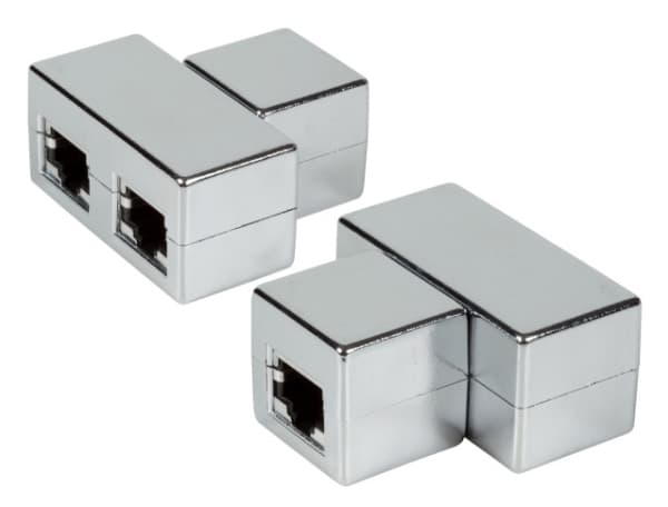 MicroConnect Y-ADAPTER - Nettverksplitter - RJ-45 (hunn) til RJ-45 (hunn) - skjermet