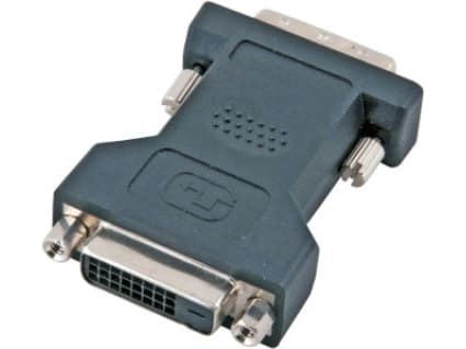 EFB-Elektronik EFB DVI-VGA-adapter, 2x DVI-D 24+1, Bu.-Bu., schwarz (EB464)