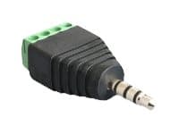 Delock - Audio-adapter - mini-phone stereo 3.5 mm hane till 4 stifts terminalblock hane