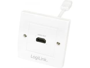 LogiLink AH0014, HDMI Type A (Standard), HDMI Type A (Standard), Hvit