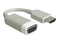 Delock - Video adapter - HD-15 (VGA) hunn til HDMI hann - hvit