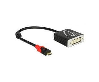 Delock Adapter Displayport 1.2 male > HDMI female 4K Active - Videokonverter - Parade PS176 - DisplayPort - HDMI - svart