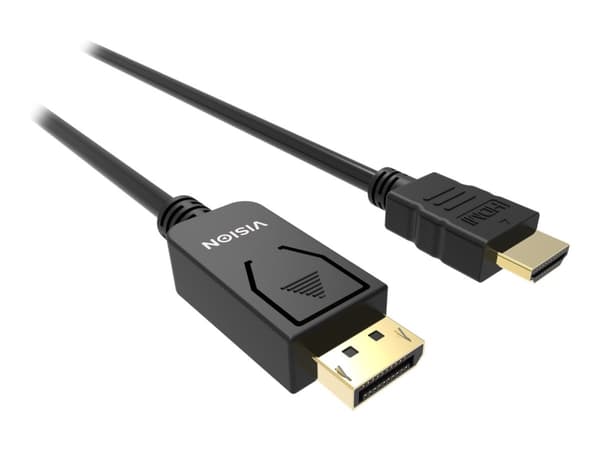 VISION Professional - Adapterkabel - DisplayPort hann til HDMI hann - 1 m - svart - 4K-støtte