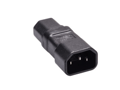 Miniatyrbild 4 av 5: MicroConnect - Adapter för effektkontakt - IEC 60320 C14 till IEC 60320 C15 - 250 V - 15 A - svart