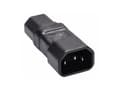 Miniatyrbild 2 av 5: MicroConnect - Adapter för effektkontakt - IEC 60320 C14 till IEC 60320 C15 - 250 V - 15 A - svart