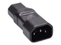 Miniatyrbild 1 av 5: MicroConnect - Adapter för effektkontakt - IEC 60320 C14 till IEC 60320 C15 - 250 V - 15 A - svart