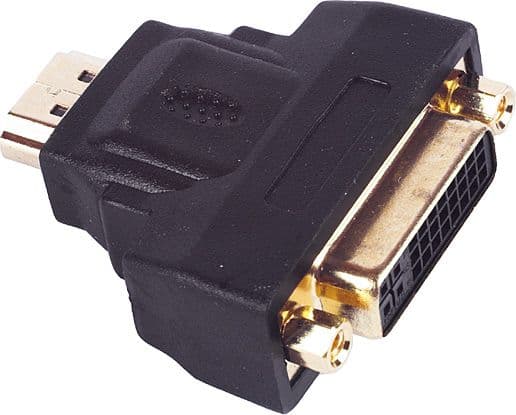 Delock - Video adapter - DVI-D hunn til HDMI hann