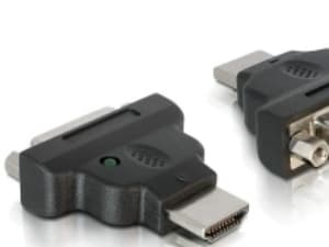 Delock - Video adapter - DVI-D hunn til HDMI hann