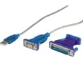 Miniatyrbild 5 av 5: Value Converter Cable USB to Serial 1.8 m, Grå