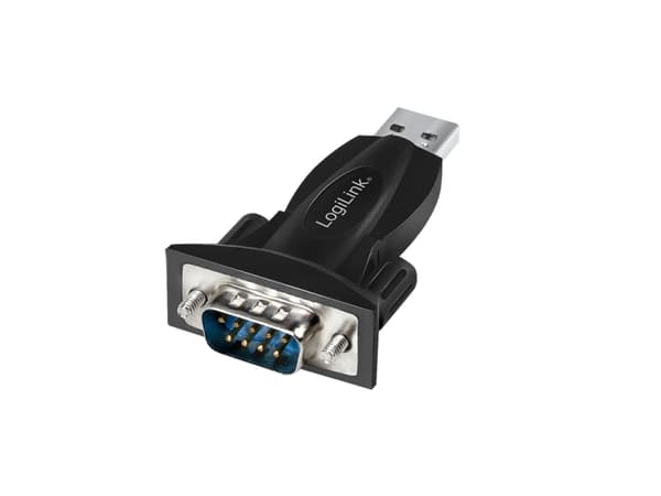 LogiLink USB 2.0 till seriell adapter - Seriell adapter - USB 2.0 - RS-232