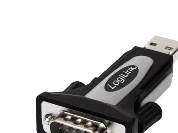 LogiLink USB 2.0 till seriell adapter - Seriell adapter - USB 2.0 - RS-232