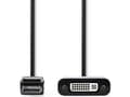 Miniatyrbild 5 av 5: Nedis CCGP37250BK02, 0,2 m, DisplayPort, DVI-D, Hankoppling, Honkoppling, Nickel