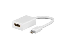Goobay 51729, 0,15 m, Mini DisplayPort, HDMI Type A (Standard), Hankjønn, Hunkjønn, Rett