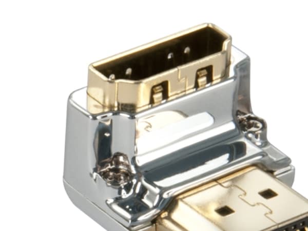 Lindy 41505, HDMI typ A (standard), HDMI typ A (standard), metallisk
