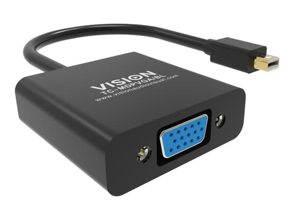 Vision Professional - Videoadapteri - Mini DisplayPort (han) til HD-15 (VGA) (han) - lajittelu