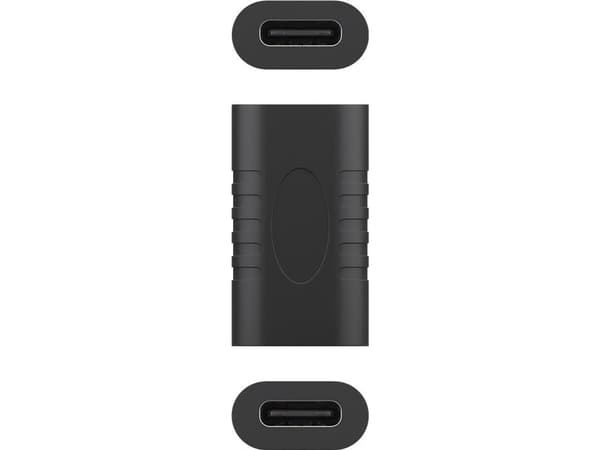 Goobay 45401, USB-C, USB-C, Sort
