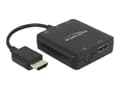 Pikkukuva 1 / 5: DeLOCK 63276, HDMI-tyyppi A (vakio), HDMI-tyyppi A (vakio), Uros, Naaras, 3840 x 2160 pikseliä, 3840 x 2160