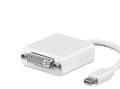 Miniatyrbild 1 av 2: Goobay Mini-DP/DVI, SB, Mini DisplayPort, DVI-D, hane, hona, vit, 1 st