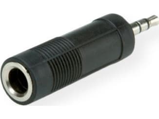 ROLINE 11.09.4443, 3.5mm, 6.35mm, Sort
