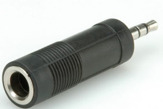 ROLINE 11.09.4443, 3.5mm, 6.35mm, Sort